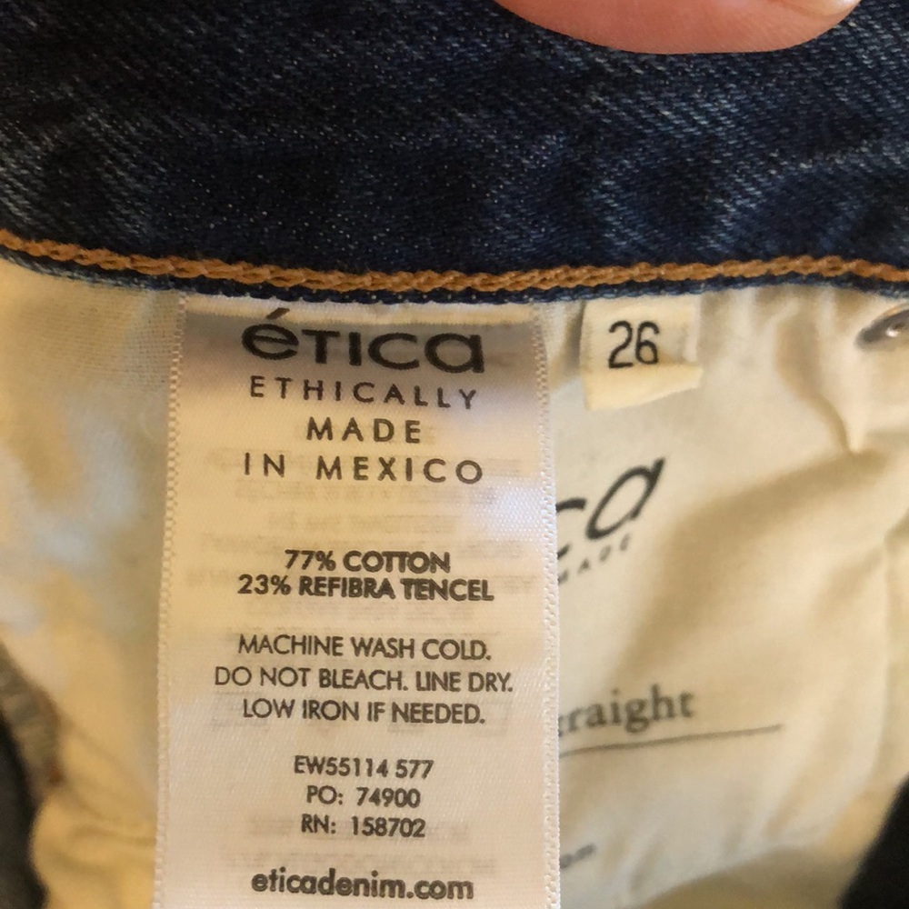 SOLD Etica • Tyler vintage straight denim - Picture 6 of 13